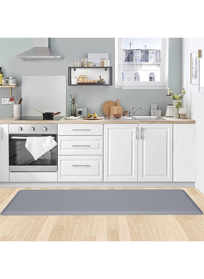 Hihonor - Kitchen Floor Mat,Anti-Fatigue Feet,Waterproof and Oil-Proof Material,Kitchen Floor Mat in Front of the Sink,Washable,Suitable for Kitchen/Laundry Room(Gray,44x120cm) - Image 1