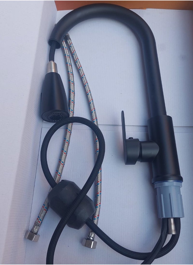 100% Professional choice - BLACK kitchen mixer tap code 1100P - Image 1