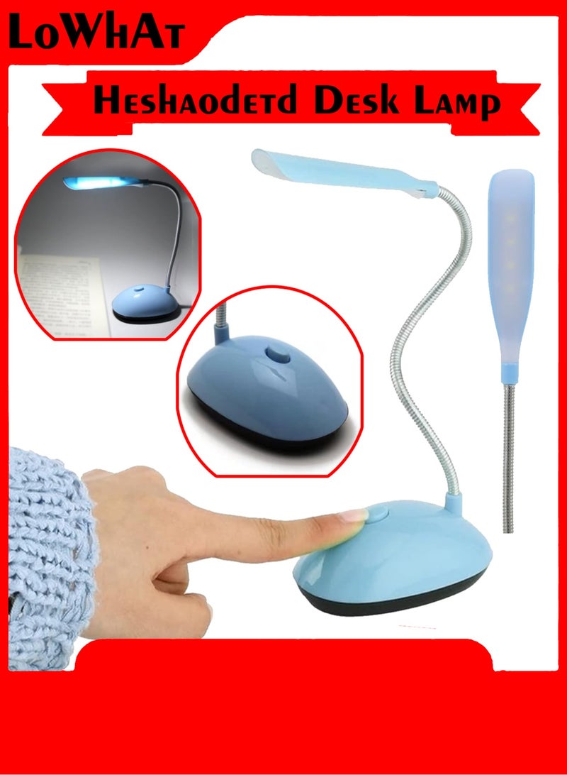 LOWHAT مصباح مكتب هيشوديتد، 1 قطعة مصباح مكتب LED مرن حديث مع مفتاح لمسة 3 أوضاع خافت قابلة للشحن عبر USB ضوء قراءة ودراسة لمكتب السرير