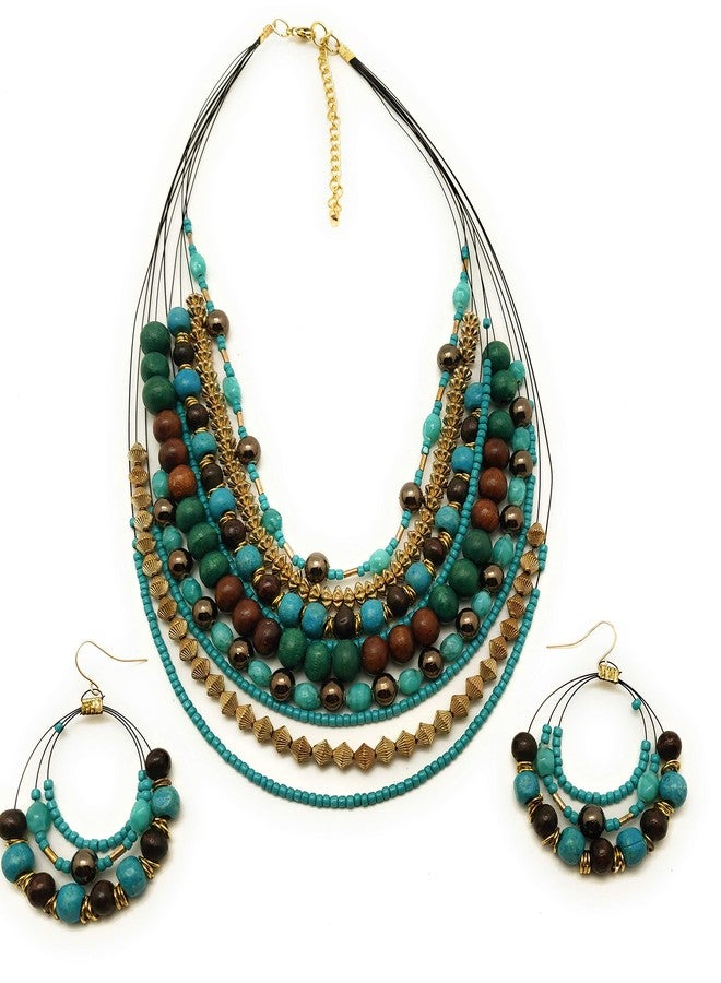 دي سي أيه قلادة متعددة الألوان من التوكوايز للبنات من DCA - Image 1