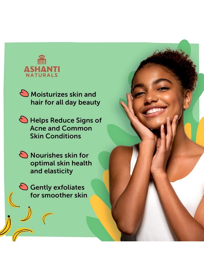 Ashanti Naturals - Authentic African Black Soap Bar Cleansing And Nourishing Black African Soap Bar Acne Bar Soap With Shea Butter And Coconut Oil (8Oz) - Image 1