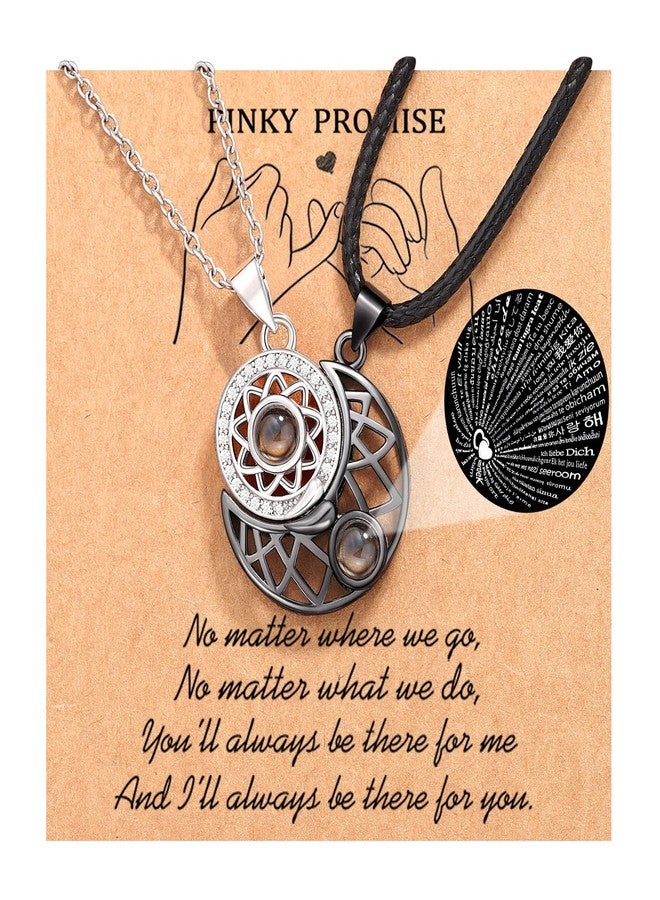 UPROMI Couples Gift Ideas, Matching Necklace for Couple Gifts I Love You Couples Stuff Cute Birthday Anniversary Sweetest Wedding Christimas Valentines Day Gifts for Him Her Boyfriend Girlfriend - Image 1