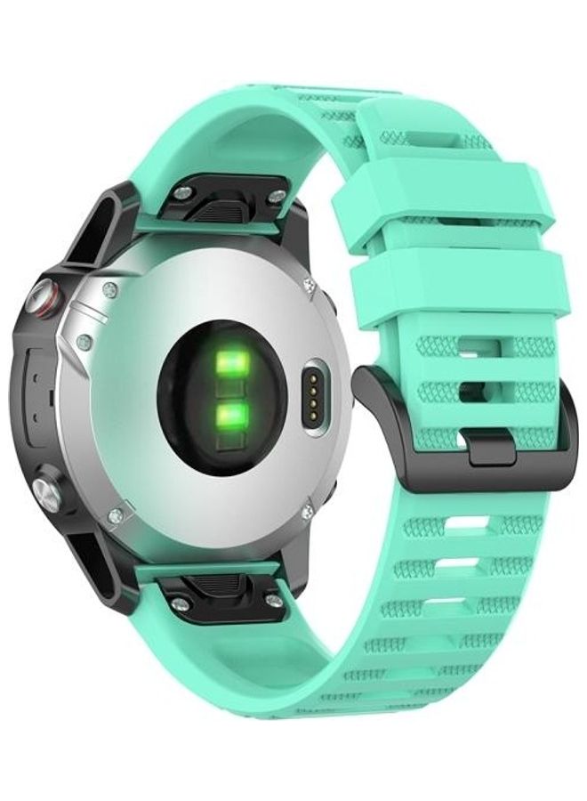 NIBEMINENT Quick Release Replacement Band For Garmin fenix 6S Smartwatch 22 mm With 2 Knife Tools Lake Blue - Image 3