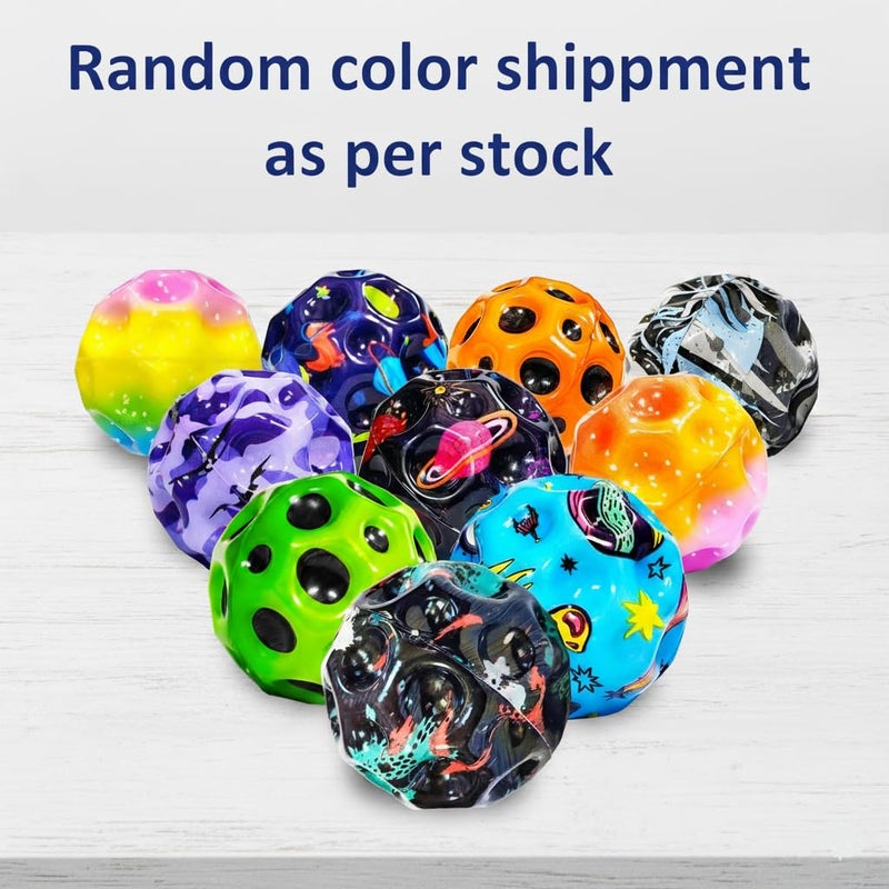 ENORME 4 Pcs Bouncy Ball for Kids | Colorful Rubber Jumping Balls for Indoor & Outdoor Play | Fun, Safe & Durable Toy Balls for Boys & Girls - (Pack of - 1) - Image 5