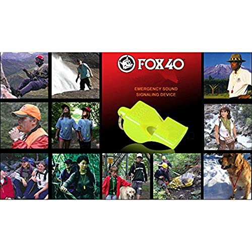 Fox 40 Classic CMG Whistle with Breakaway Lanyard - Red,115 db (Single with Lanyard) - Image 5