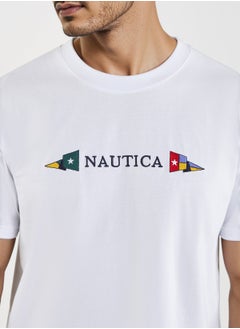 NAUTICA Graphic Regular Fit Premium Cotton Crew Neck T-shirt  - Image 4