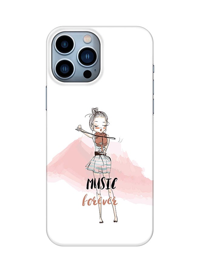 Stylizedd Case for iPhone 15 Pro Max Slim Snap Classic Series Mobile Cover Hard PC Shield Matte Finish Phone CasePrint - Music Forever - Image 1