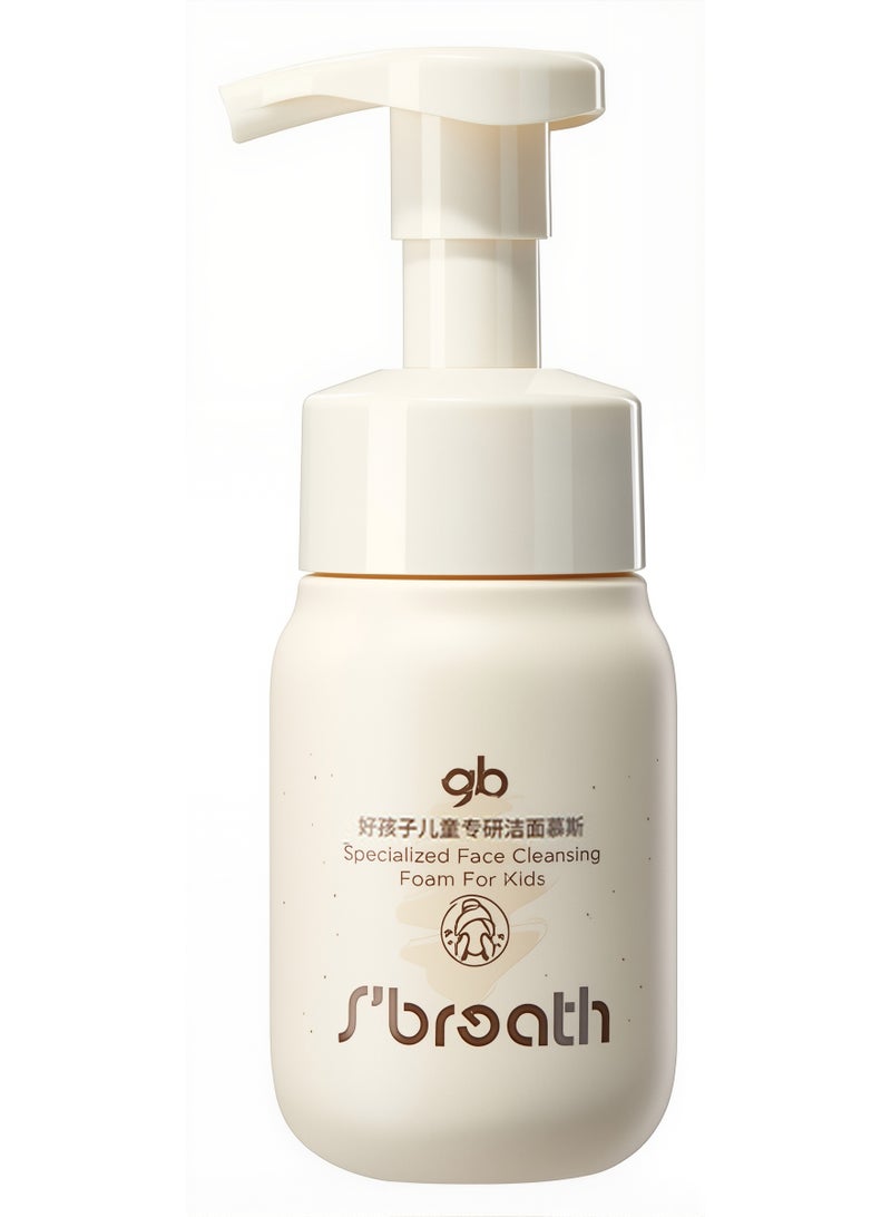جي بي غسول رغوي للأطفال من جي بي، 120 مل، غسول وجه رغوي لطيف لا يسبب الدموع للأطفال، تركيبة مناسبة للبشرة الحساسة، مرطب ومنعم، مستخلصات نباتية طبيعية - Image 1