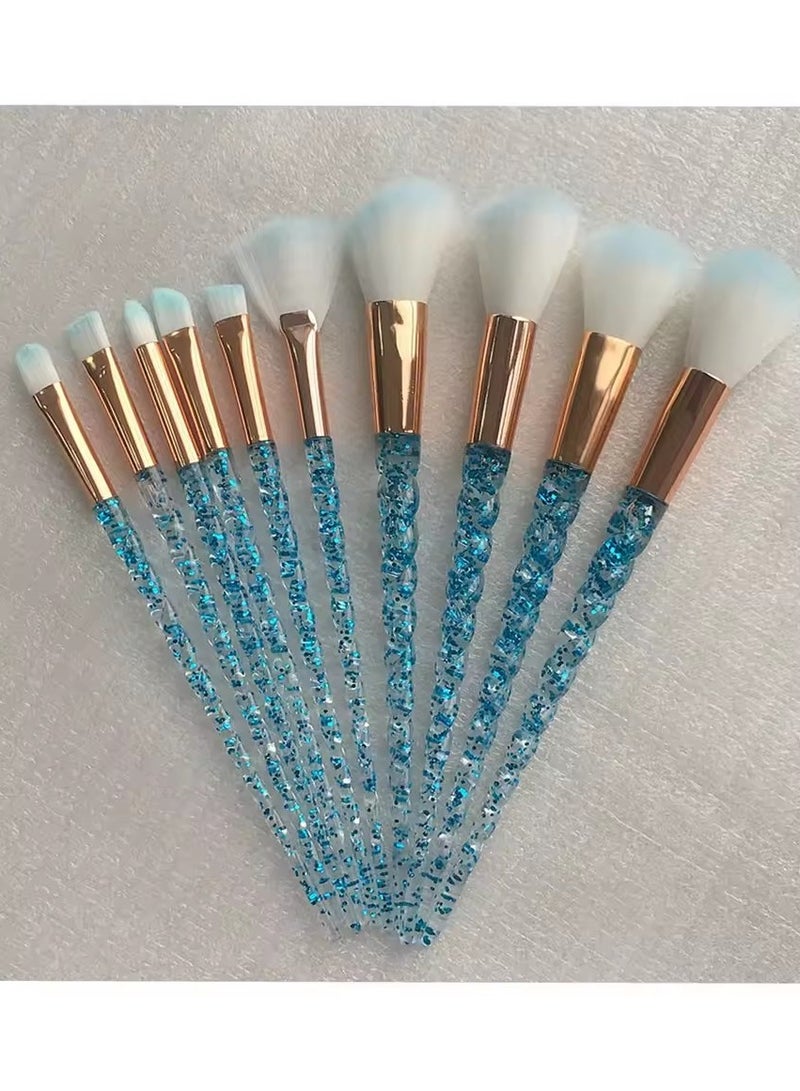 جلوسكي فرشاة ماكياج يونيكورن مجموعات ماكياج مؤسسة مسحوق مستحضرات التجميل بلوش ظلال العيون النساء الجمال براق ماكياج أدوات الفرشاة - Image 1