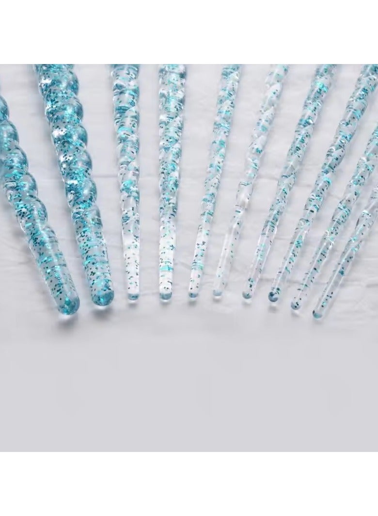 جلوسكي فرشاة ماكياج يونيكورن مجموعات ماكياج مؤسسة مسحوق مستحضرات التجميل بلوش ظلال العيون النساء الجمال براق ماكياج أدوات الفرشاة - Image 4