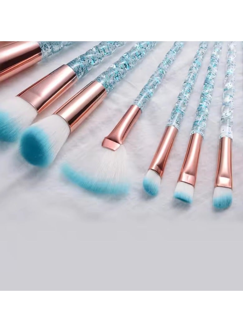 جلوسكي فرشاة ماكياج يونيكورن مجموعات ماكياج مؤسسة مسحوق مستحضرات التجميل بلوش ظلال العيون النساء الجمال براق ماكياج أدوات الفرشاة - Image 5