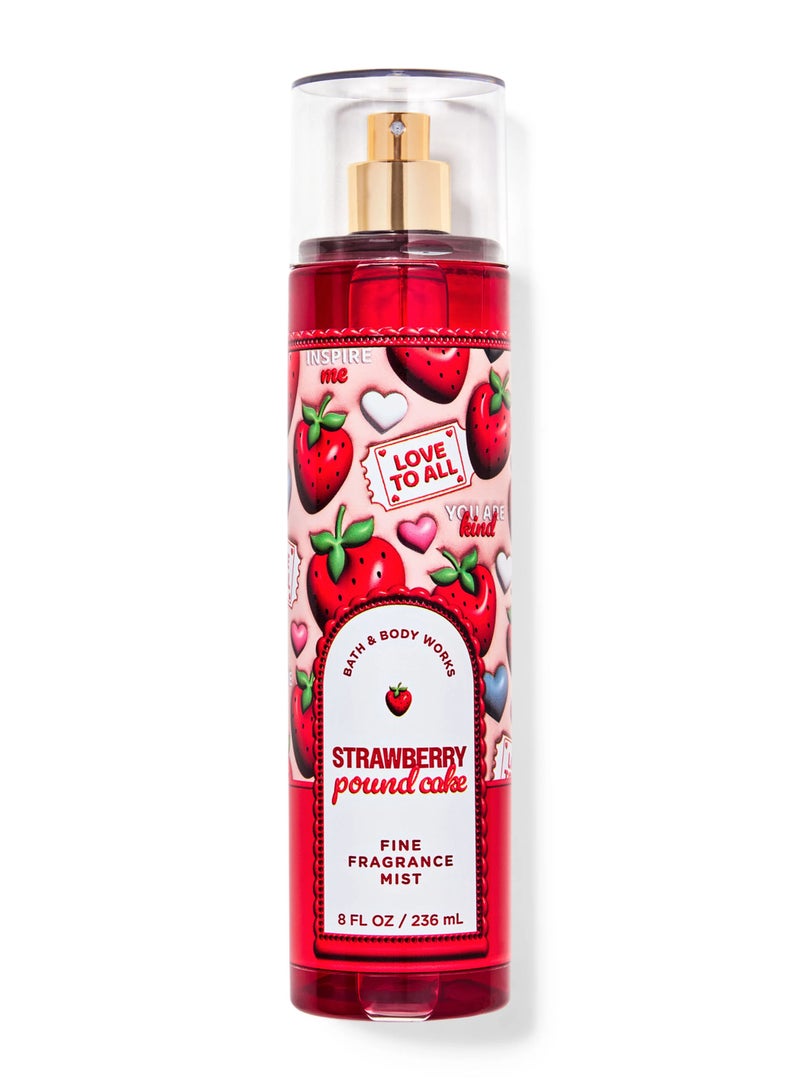 Bath & Body Works Strawberry Pound Cake Fine Fragrance Mist 236ml