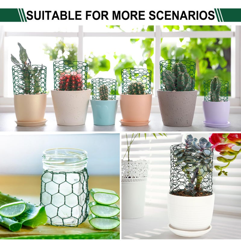 West Bay Floral Wire Netting, 4 x 118 Inch Mesh Netting with Plier, Protect Plant & Decorate Flower Arch, DIY Craft - Image 5