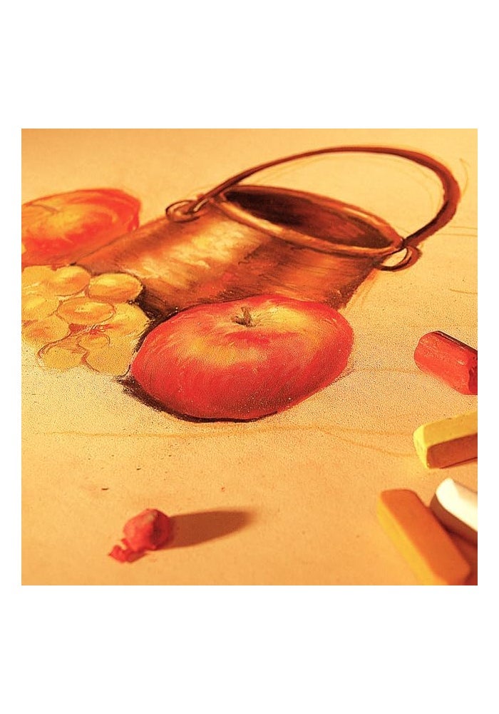 Clairefontaine Pastelmat Card Pad No. 2 - 12 Sheets, 24 x 30 cm, Assorted Colors - Image 2