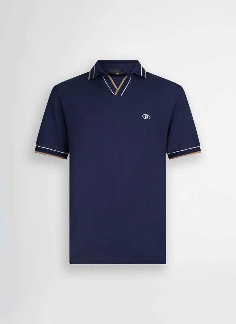 Liu Jo T-Shirt with Cuban Collar