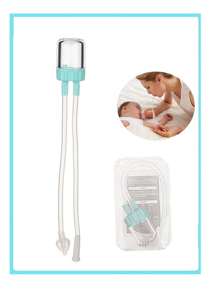 WHO Silicone Baby Nasal Aspirators, Snot Sucker, Baby Nose Cleaner, Baby Nose Unblocker for Baby, Anti-Backflow Snot Sucker, Newborn Nose Congestion Relief  - Image 1