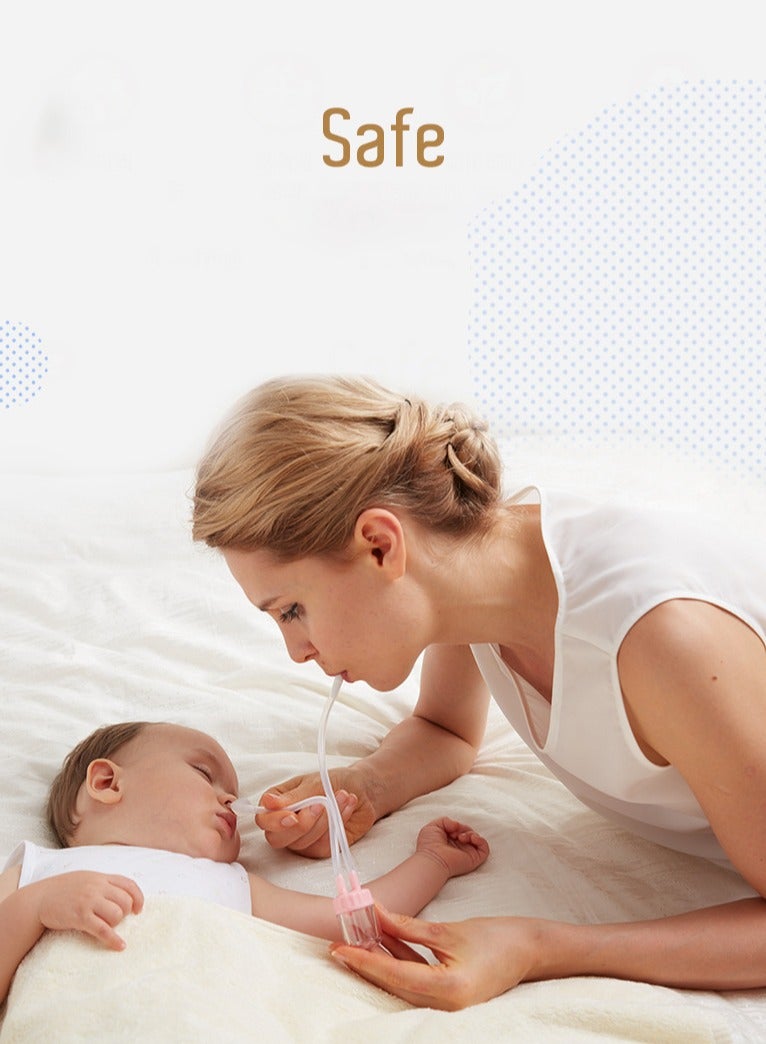 WHO Silicone Baby Nasal Aspirators, Snot Sucker, Baby Nose Cleaner, Baby Nose Unblocker for Baby, Anti-Backflow Snot Sucker, Newborn Nose Congestion Relief  - Image 4