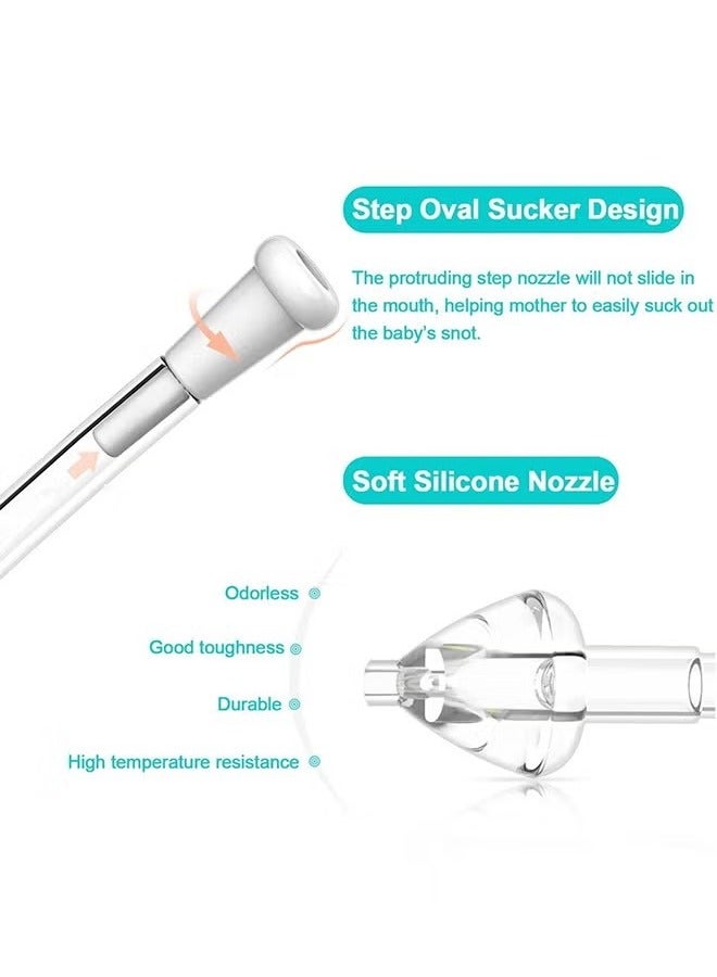 WHO Silicone Baby Nasal Aspirators, Snot Sucker, Baby Nose Cleaner, Baby Nose Unblocker for Baby, Anti-Backflow Snot Sucker, Newborn Nose Congestion Relief  - Image 2