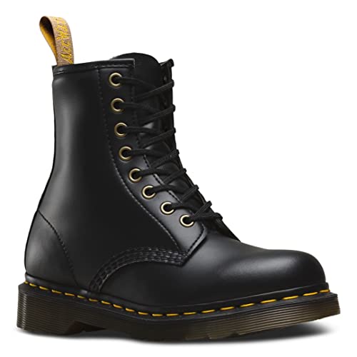 Dr Martens Dr. Martens Unisex Vegan 1460 8 Eye Boot, Black Felix Rub Off, 11 Women/10 Men - Image 2