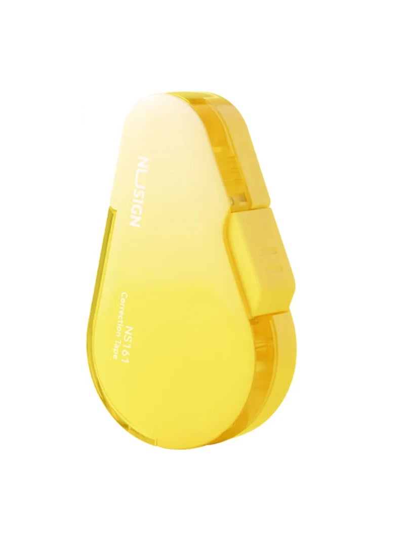 Deli 1-Piece Nusign Correction Tape 6 Meter Length Yellow Body