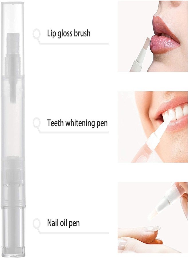 Vinayakart 5 ml Transparent Empty Nail Oil Twist Pen Lip Gloss Brush Applicators Eyelash Growth Cuticle Oil Applicator, Teeth Whitening Liquid Tube. ( 1 Pcs ) - Image 5