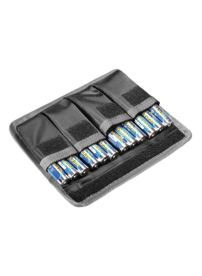 NEEWER 7.5"x5.5"x0.9" DSLR Battery Bag for Standard Cameras, Lightweight and Durable Nylon, Fastening Tape, Compatible with LP-E6, LP-E8, EN-EL14, Ideal for Photographers and Accessories Storage - Image 3