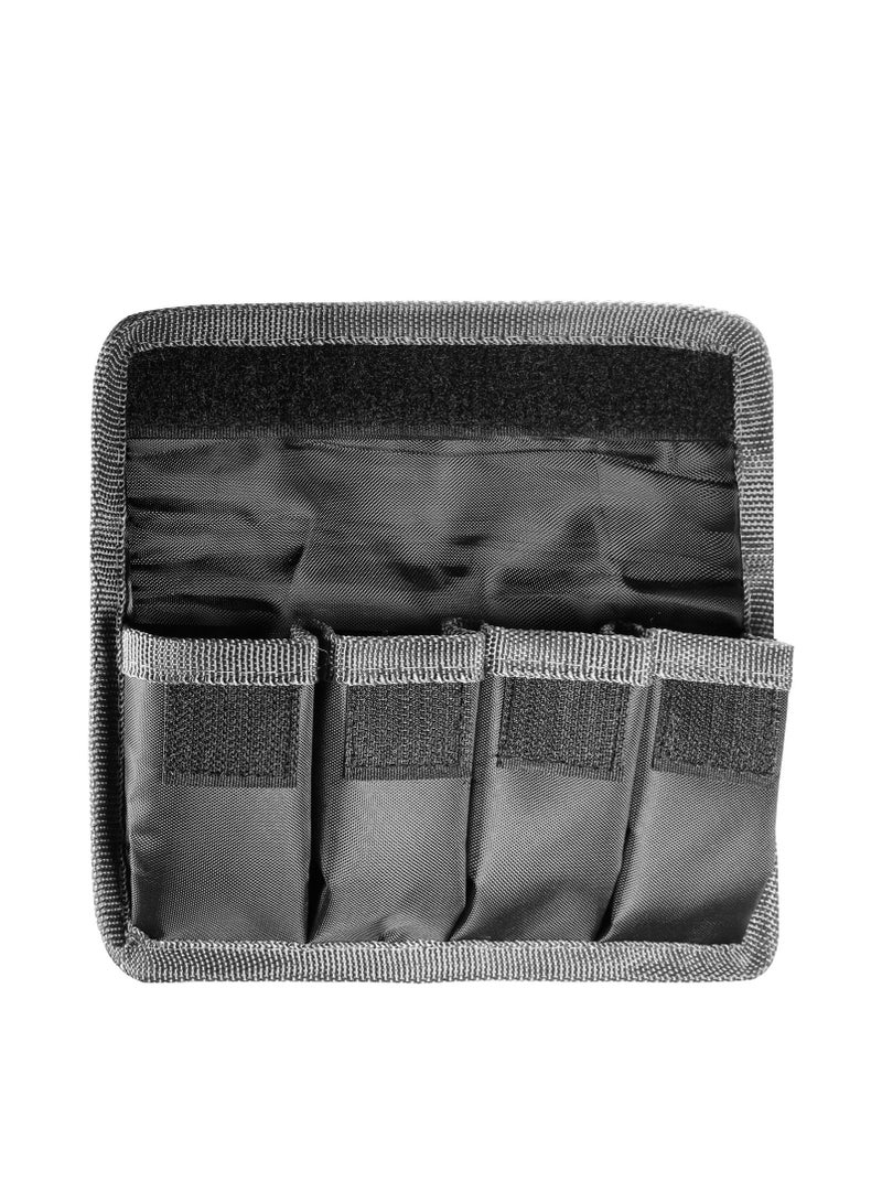 NEEWER 7.5"x5.5"x0.9" DSLR Battery Bag for Standard Cameras, Lightweight and Durable Nylon, Fastening Tape, Compatible with LP-E6, LP-E8, EN-EL14, Ideal for Photographers and Accessories Storage - Image 4