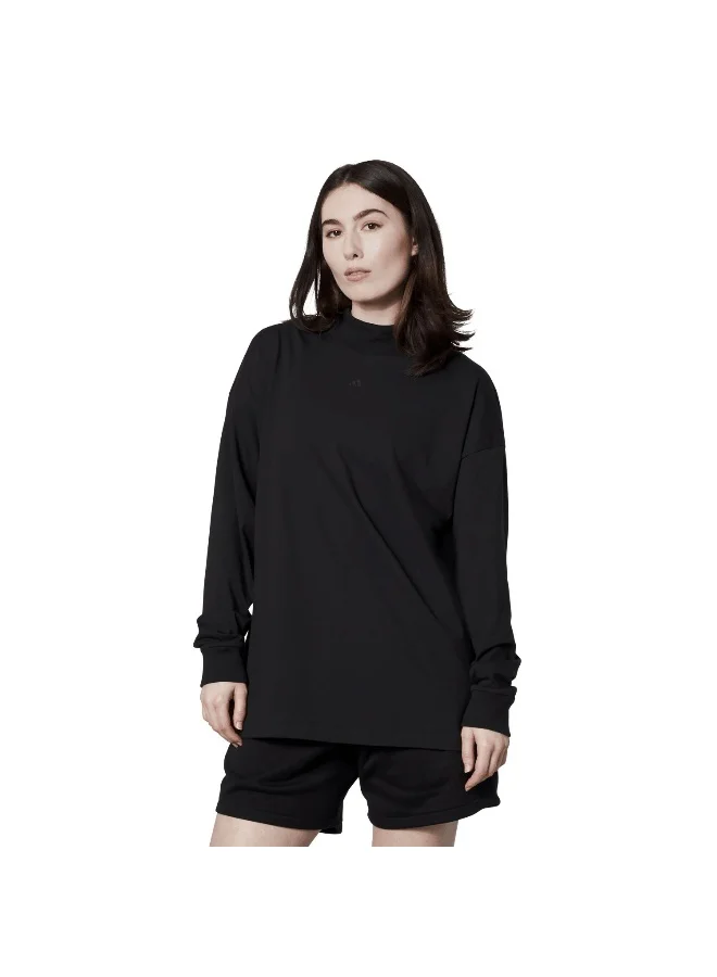 adidas Originals One Bb L/S Tee Black Basketball T-Shirts For Unisex Xs