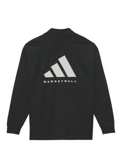 Adidas Adidas One Bb L/S Tee Black Basketball T-Shirts For Unisex Xs  - Image 2