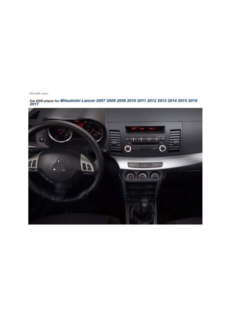 SHEZA STAR - Android Car Stereo for Mitsubishi Lancer 2007 To 2017 2GB RAM 32GB ROM Support Apple Carplay, Mirror-Link Wi-Fi BT, Radio GPS Navigation, 10 Inch IPS Touch Screen with Backup Camera Included - Image 1