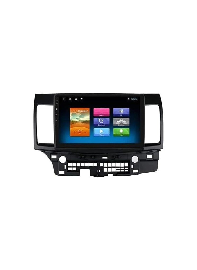 SHEZA STAR - Android Car Stereo for Mitsubishi Lancer 2007 To 2017 2GB RAM 32GB ROM Support Apple Carplay, Mirror-Link Wi-Fi BT, Radio GPS Navigation, 10 Inch IPS Touch Screen with Backup Camera Included - Image 1