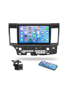Android Car Stereo for Mitsubishi Lancer 2007 To 2017 2GB RAM 32GB ROM Support Apple Carplay, Mirror-Link Wi-Fi BT, Radio GPS Navigation, 10 Inch IPS Touch Screen with Backup Camera Included