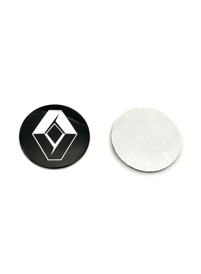 Suitable For Renault Modified Wheel Hub Caps With Labels 56mm/60mm/65mm Tire Center Cap Labels Personalized Modified Labels