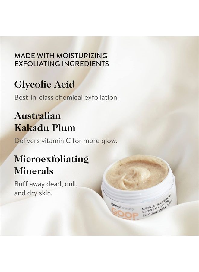 Goop Microderm Exfoliator | Physical and Chemical Facial Exfoliation to Smooth Texture | At-Home Microdermabrasion Exfoliator | 0.5 fl oz | Free of Artificial Dyes and Fragrances - Image 4