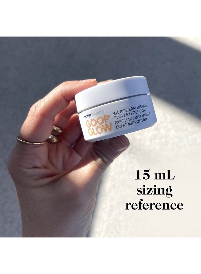 Goop Microderm Exfoliator | Physical and Chemical Facial Exfoliation to Smooth Texture | At-Home Microdermabrasion Exfoliator | 0.5 fl oz | Free of Artificial Dyes and Fragrances - Image 2