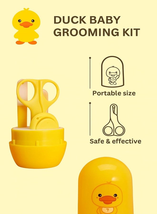 Kalra Magic 4 In 1 Baby Grooming Kit Portable Newborn Manicure & Healthcare Accessories Set Safe 0 Months Infant & Toddler Hygiene Care With Nail Clippers Scissors Nail Cutter & Travel Case (Pink) - Image 4