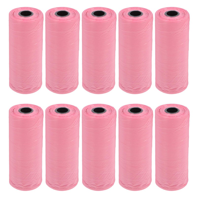 أكياس نفايات حفاضات يمكن التخلص منها 10 عبوات بأربطة ربط للسفر والاستخدام المنزلي - Image 2