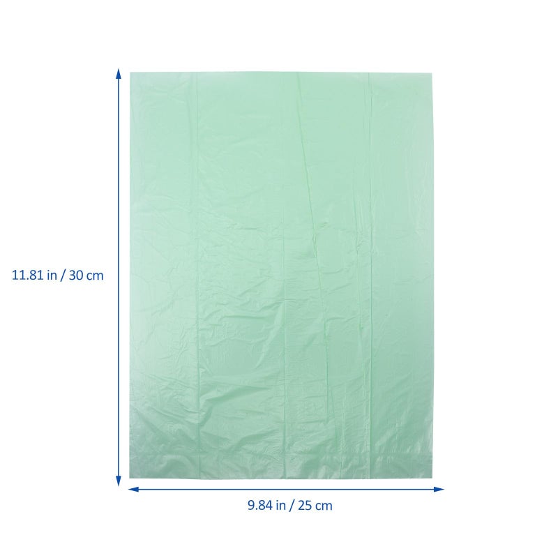 أكياس نفايات حفاضات يمكن التخلص منها 10 عبوات بأربطة ربط للسفر والاستخدام المنزلي - Image 3