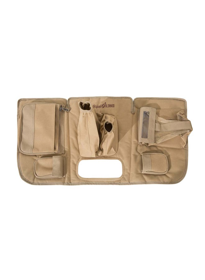 AL SANIDI Differencin Hilux Gear organizer Single Cab + Double Cab 2006:2015 car Gear organizer Sulfur Yellow Size 80*41*27Cm - Image 3