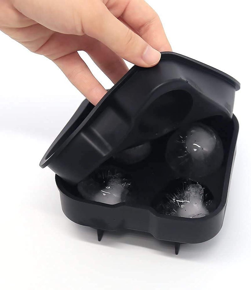 JEEJEX Ice Cube Tray Ball Maker for Bar Accessories Juice Whiskey Cocktail Drinks Ice Ball Makers for Fridge Ice Trays Made of Silicone Material - Image 5