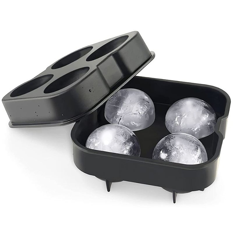 JEEJEX Ice Cube Tray Ball Maker for Bar Accessories Juice Whiskey Cocktail Drinks Ice Ball Makers for Fridge Ice Trays Made of Silicone Material - Image 1