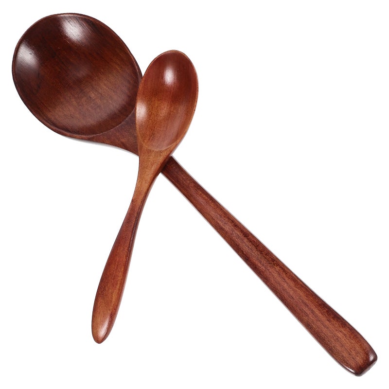 4 Pcs Household Dessert Scoops Portable Salad Spoons Practical Rice Scoops Spoons for Home - Image 1