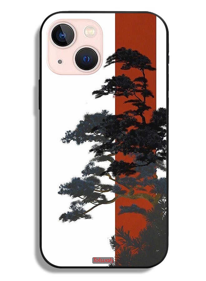Tolwak Apple iPhone 13 mini Protective Case Tree Artwork - Image 2