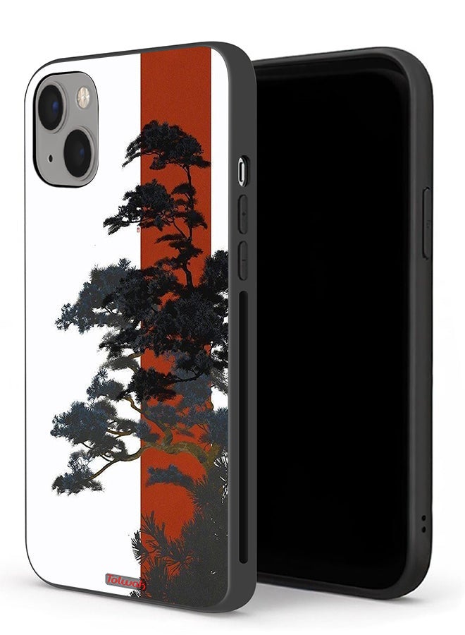 Tolwak Apple iPhone 13 mini Protective Case Tree Artwork - Image 1