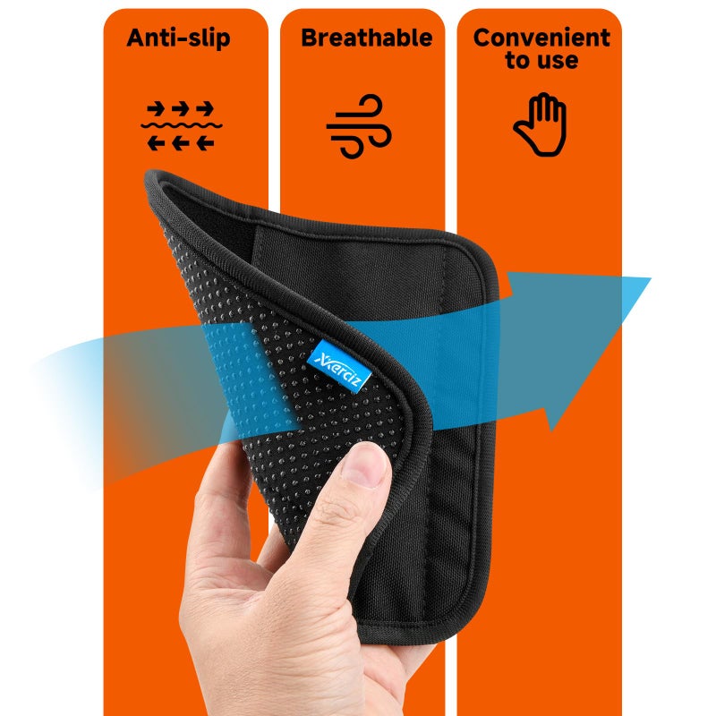 Xxerciz Kettlebell Non-Slip Handle Wrap, Soft Breathable Grip Cover for Most Kettlebells, Easy to Use, Training Accessory for Home Gym Workouts - Image 3