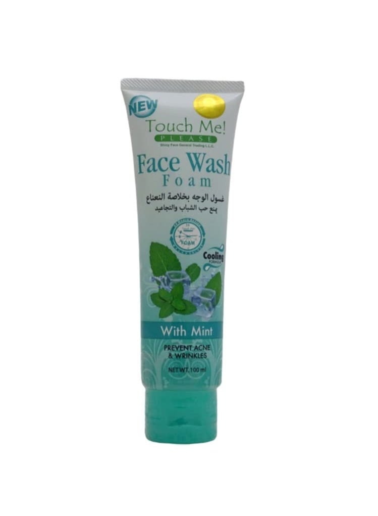 تاتش مي! بليز Face Wash Foam With Mint Prevent Acne & Wrinkels 100ML - Image 1