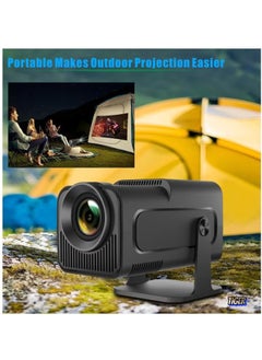 TIGER Mini Projector HY320 – 4K FHD 1080P Smart Projector with Auto Keystone, 10000 Lumens Brightness, WiFi 6 & BT 5.0, 180° Rotation, Built-in Android 11.0, Outdoor Portable Projector – EU Plug  - Image 2
