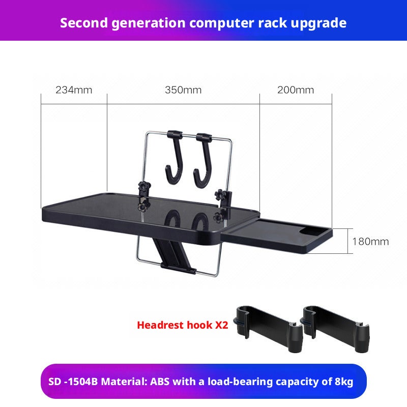 Foldable Car Backseat Computer Table - Image 5