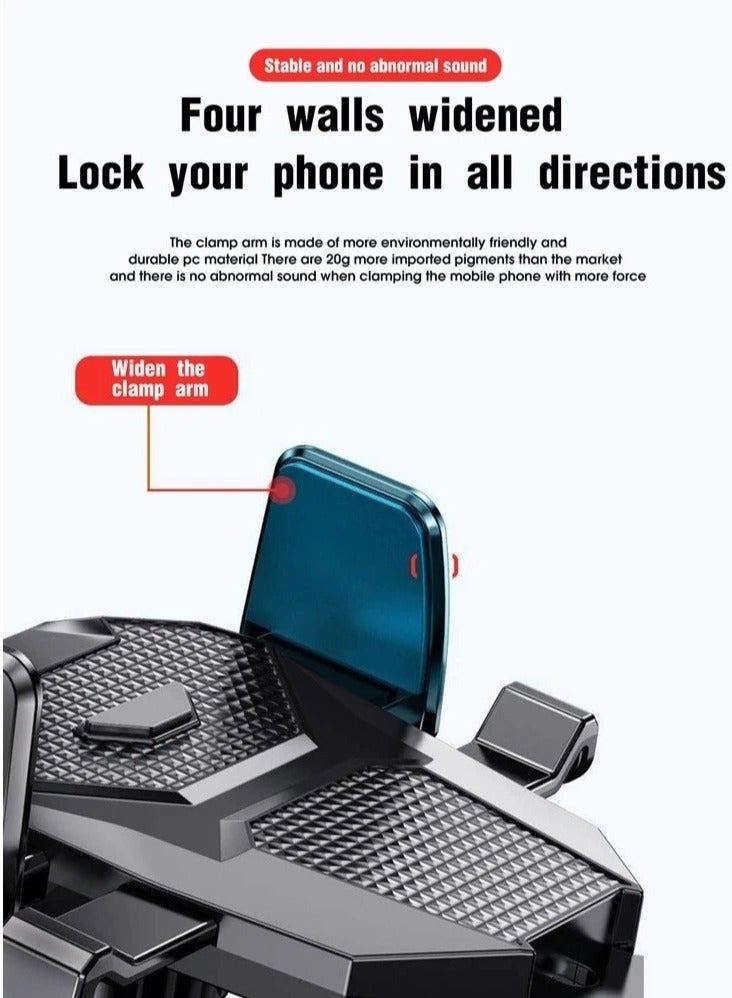 ارواق حامل هاتف محمول للسيارة مناسب لهواتف آيفون وشاومي وهواوي وسامسونج - Image 2