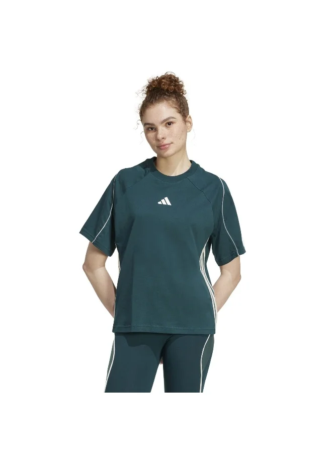 Adidas Adidas W Stadium Tee Green T-Shirt (Short Sleeve) T-Shirts For Women